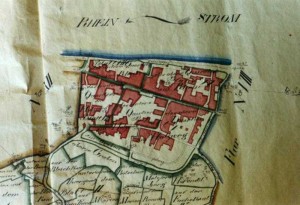 Karte von Oberwinter, 1815