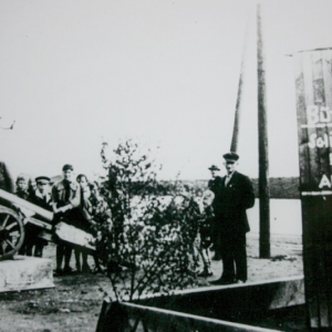 Protest gegen den Ausbau der Reichsstraße 9, 1936