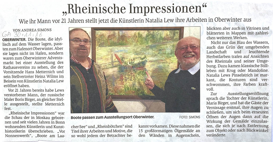 Rheinische Impressionen